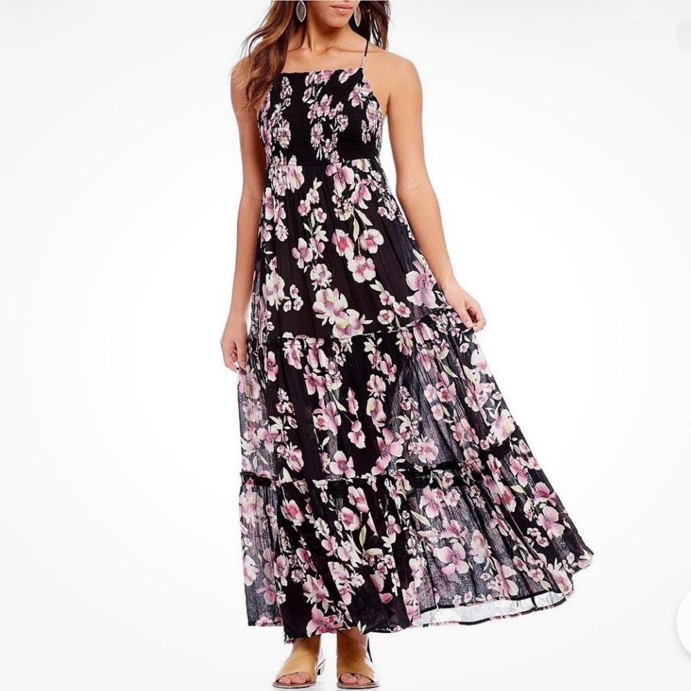 Free People Garden Party Maxi Dress XS Boho Resort